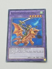 Yu-Gi-Oh! Einzelkarte Alligatorschwert-Drache bespielt