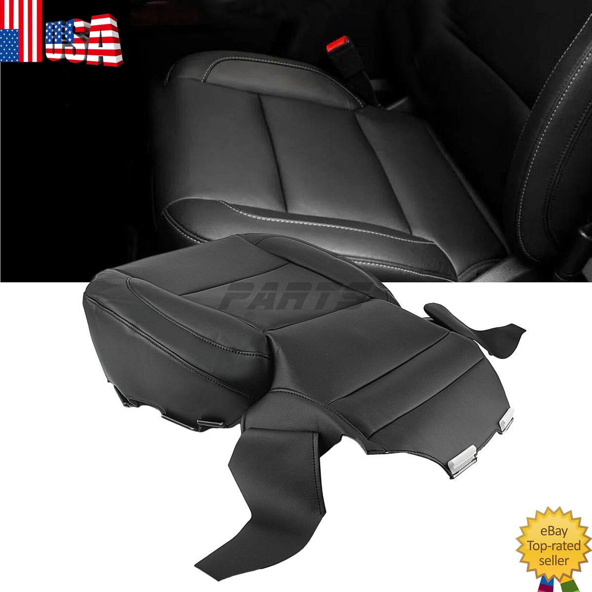 Carbhub Driver Bottom Seat Cover Tan For Che Vrolet Chevy - Foto 8