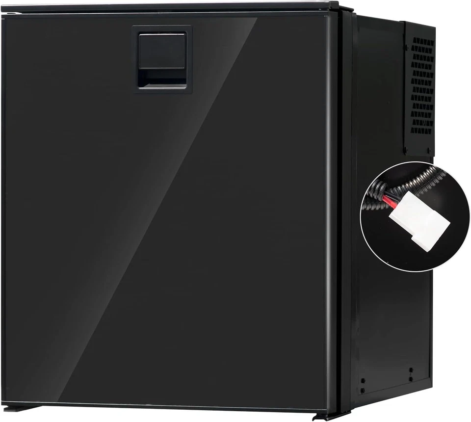 2.1CU.FT Compressor Vehicle Car Refrigerator Mini 12/24V DC Travel Fridge Silent - Image 2 of 4