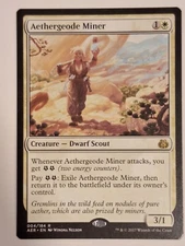 Aethergeode Miner - Aether Revolt - Magic the Gathering MTG Nice!