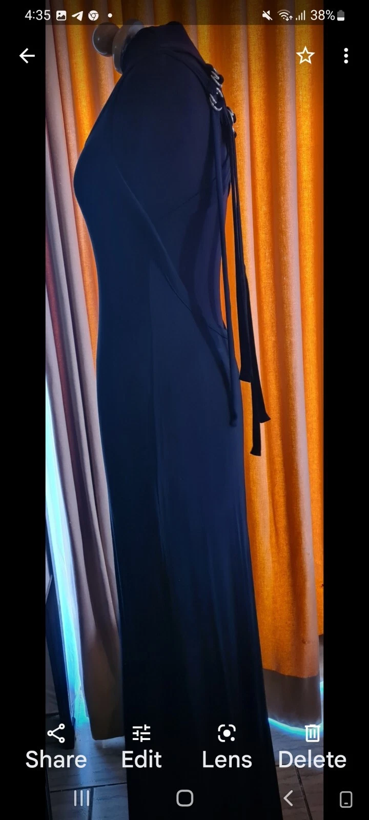 ABITO DA MAXI ABITO DA COCKTAIL PARTY Autentico CELINE COCKTAIL PARTY Nero Taglia F 40 