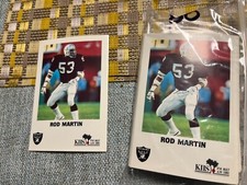 1980'S Los Angeles Raiders KIIS FM Cards Rod Martin lots of 50 Cards