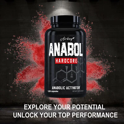 AIRBOY Anaboler Aktivator – Testosteron-Boost-Muskelaufbau, Ultra-anabole Formel