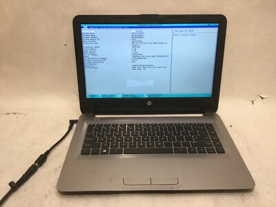 HP Notebook 14-an013nr / AMD E2-7110 R2 @ 1.80GHz / (MISSING PARTS!) -MR