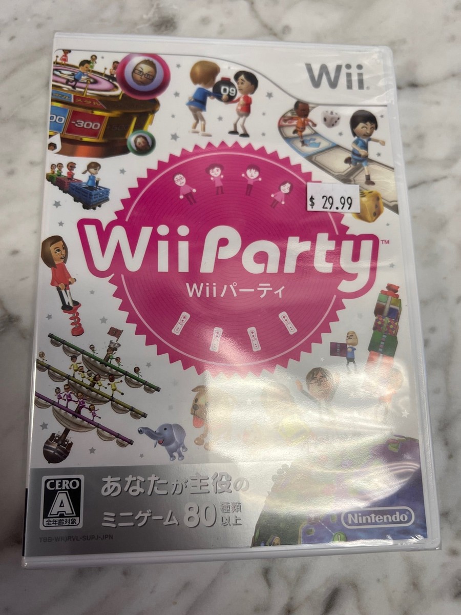 Wii Party For Nintendo Wii (Japanese Version) JP Brand New