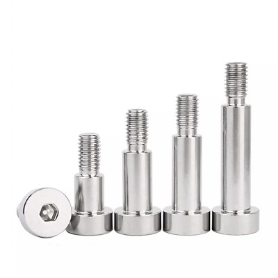 SHOULDER SCREWS BOLTS SOCKET HEAD ALLEN KEY BOLT M5 M6 M8 A2 STAINLESS STEEL
