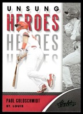 2021 Panini Absolute Unsung Heroes Green Foil Paul Goldschmidt #UH-5
