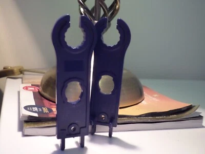 ELECTRON PLUS NEU PAAR Solar Stecker Schraubenschlüssel Werkzeug kompatibel mit MC4 robust schnell UK P&P