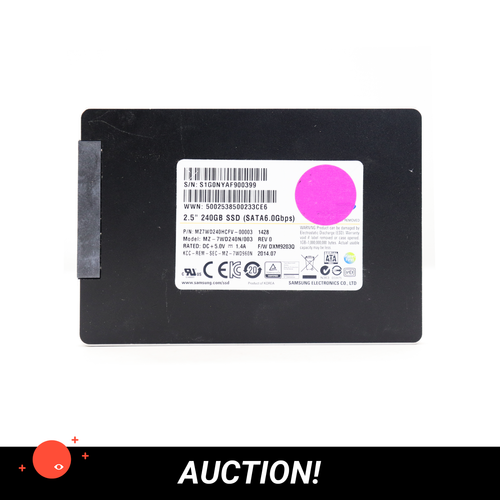11x Samung 240GB SATA 6Gb/s MZ-7WD240N/003 SSD Solid State Drive - Afbeelding 2 van 3
