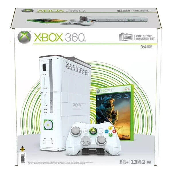 MEGA Showcase Collector Building Set Microsoft Xbox 360 - 1342pcs - Game Games - Loja de Games Online