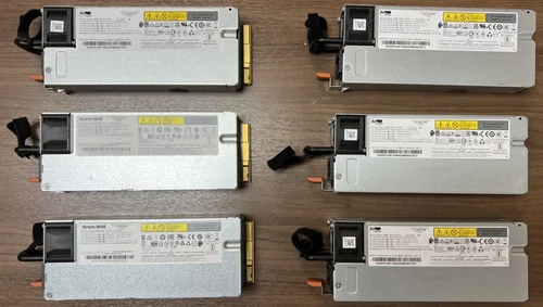 (LOT OF 6) Lenovo 02JG628 ThinkSystem  750W Power Supply