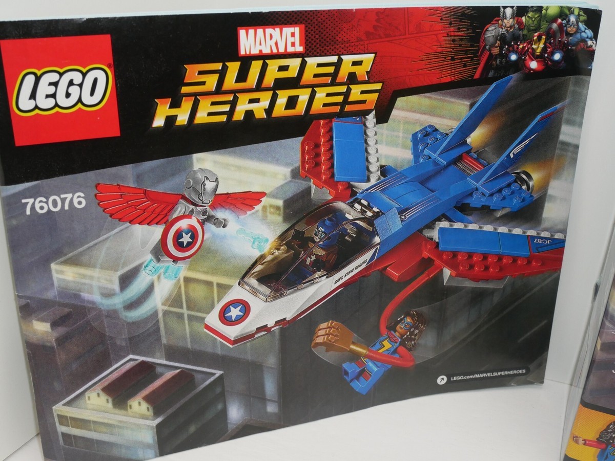 LEGO Marvel Super Heroes CAPTAIN AMERICA JET PURSUIT 76076 100