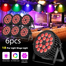 270W 18LED Par Light Stage Lighting RGB UV DMX DJ Disco Party Lights Fan cooling