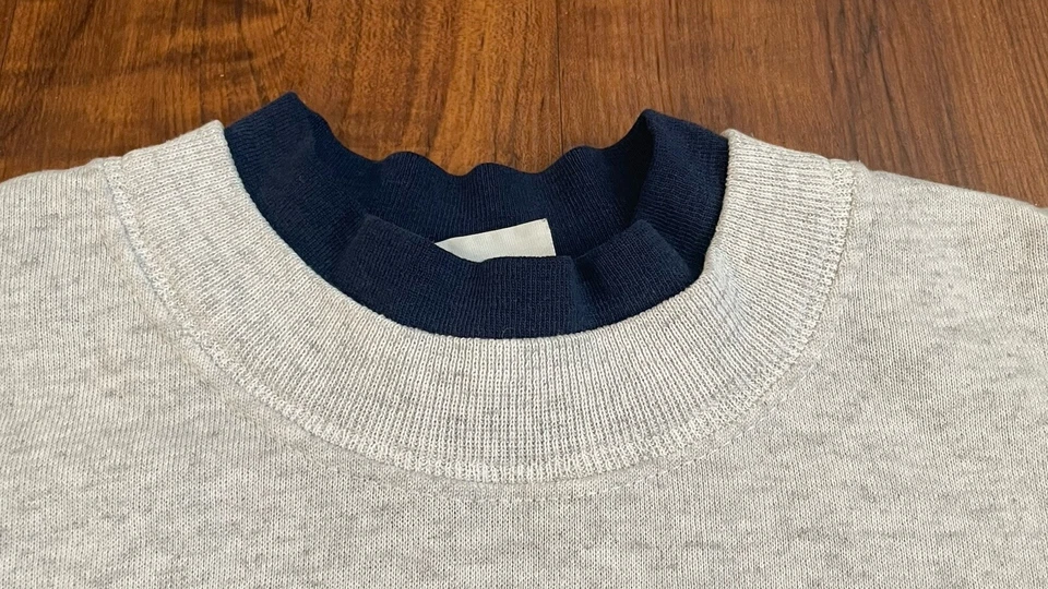 Sudadera Pullover Gris Bordada Lee Blowing Rock NC De Colección Años 90’s Para Mujer’s M Foto 3 de 4