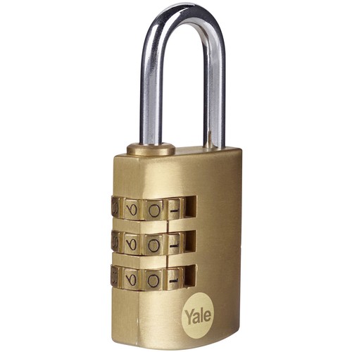 YALE Y150B/22/120/2 Padlock 22mm Combo 2 Pcs Secure Metal 4-Digit - Picture 3 of 4