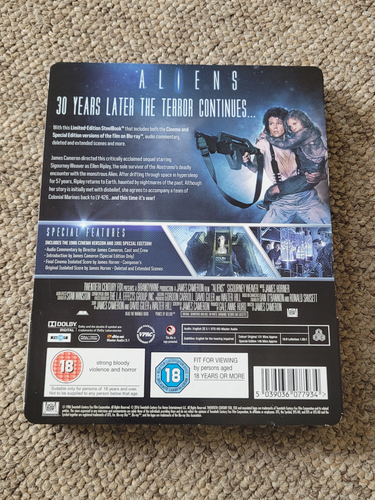 Aliens 30th Anniversary Limited Edition Blu-Ray + Art Cards - Steelbook - Picture 2 of 9