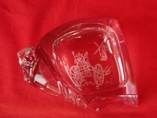 Alter Kristall-Aschenbecher BAYEL &bdquo;Bataille de Valmy&ldquo; Royale de Champagne