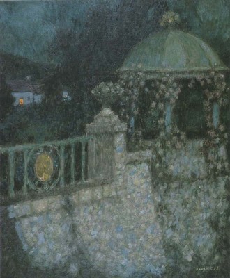 Bei Vollmond, 1925, von Henri Le Sidaner, A1