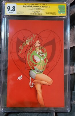 King In Black Gwenom Vs Carnage #2 CGC 9.8. Nakayama Variant. Sketched by Bagley