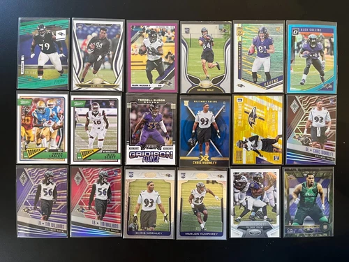 (74) Serial #'d Baltimore Ravens Cards -  ALL Serial Numbered - No Duplicates