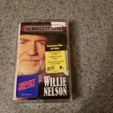 Willie Nelson 16 Biggest Hits Cassette - New/Sealed - Free Ship