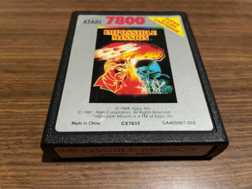 IMPOSSIBLE MISSION - ATARI 7800 GAME - WORKING - PAL - Picture 1 of 3