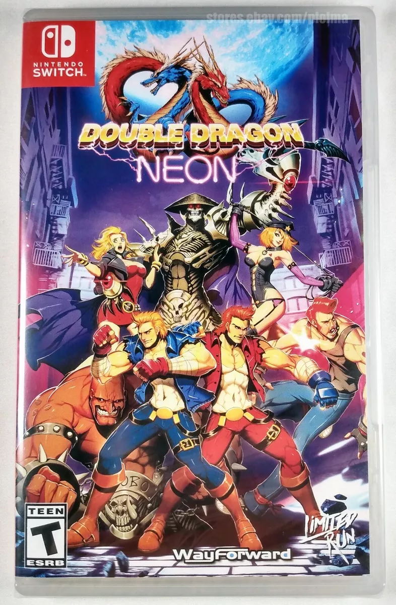 DOUBLE DRAGON NEON Brand New NINTENDO SWITCH Game Limited Run