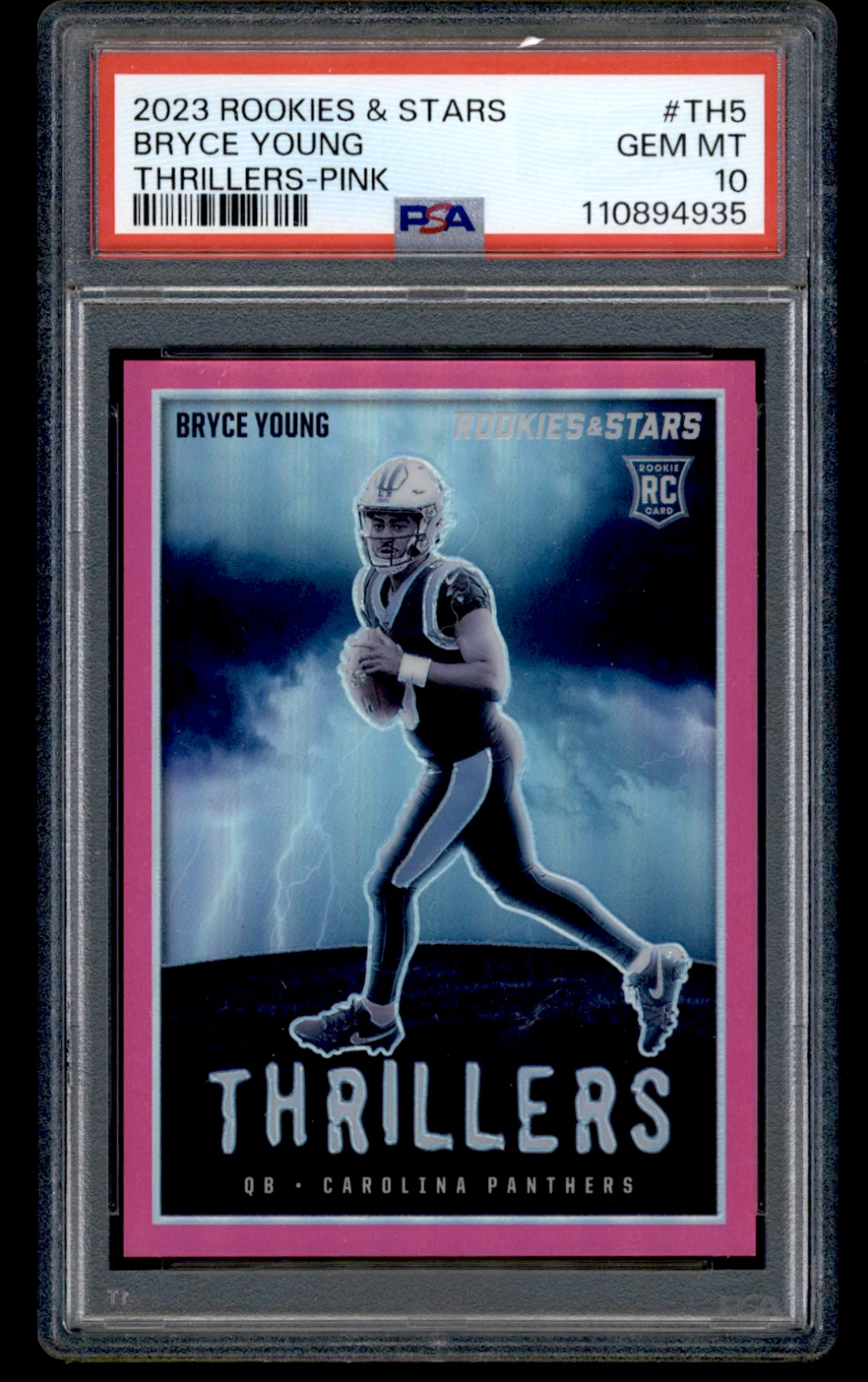 Bryce Young Panini Rookies & Stars Thrillers #TH5 Pink