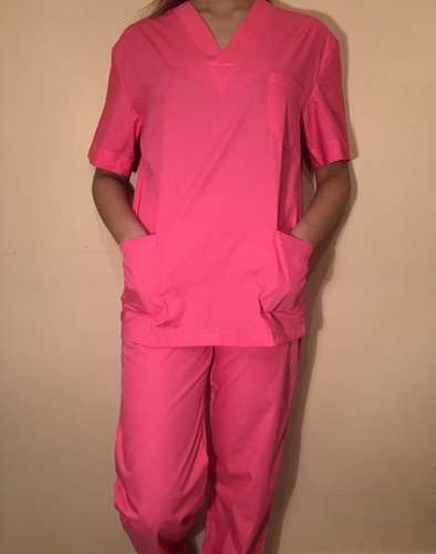 DIVISA SANITARIA OSPEDALIERA 14 COLORI UNISEX INFERMIERE MEDICO OSS MIS. COMODA - Foto 19 di 20