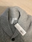 janie and jack new with tags size 16 gray shawl collar cotton/wool blend — photo 8