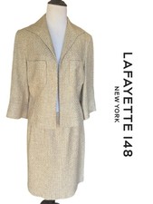 Lafayette 148 New York Skirt Suit Size 8 EXCELLENT