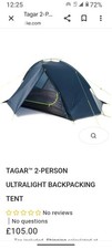 Naturehike Tagar 2-Man UL Ultra Lightweight Backpacking Tent - Brand New RRP£105