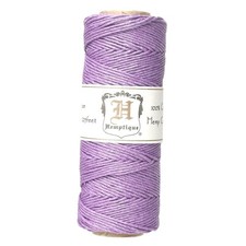 Eco Friendly 205' Spool 1mm Thick Light Purple Hemp Cord String Spool