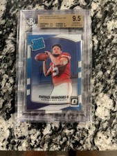 2017 Donruss Optic - Rated Rookie Patrick Mahomes II #177 (RC) BGS 9.5