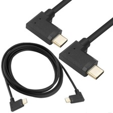 Type C Male to Male Right Angle Charger Cord 10Gbps Data Transfer Connector