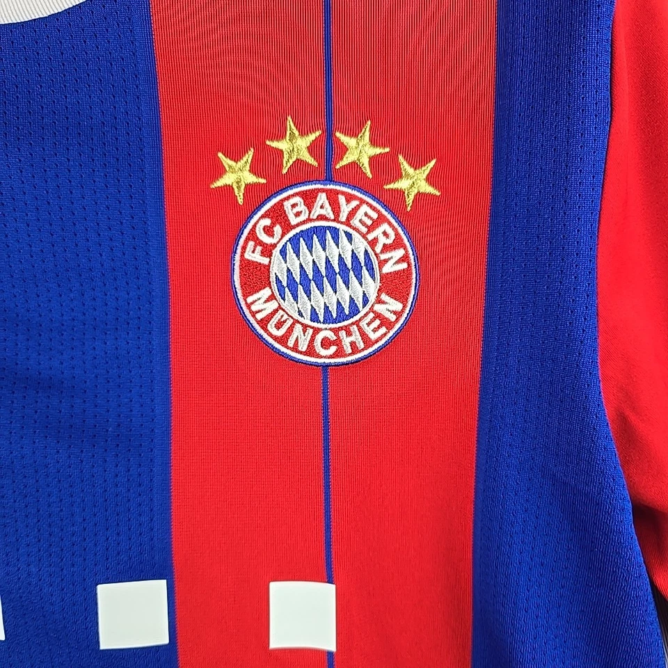 Camiseta de fútbol local del Bayern Munich 2014 2015 Adidas para hombre camiseta de fútbol mediana Foto 4 de 4