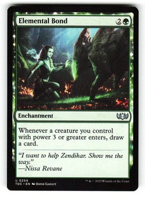 Elemental Bond #254 (NM) (U) (TDC) Magic MTG