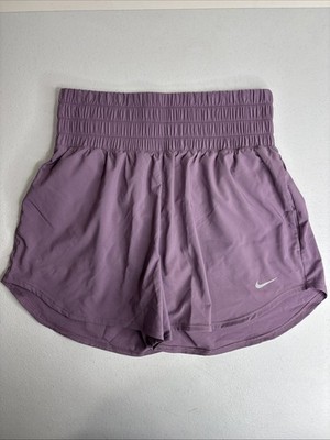 Nike One Dri-fit Ultra High-Rise 4'' Brief-Lined Shorts Women Size M- DX6642 NWOT