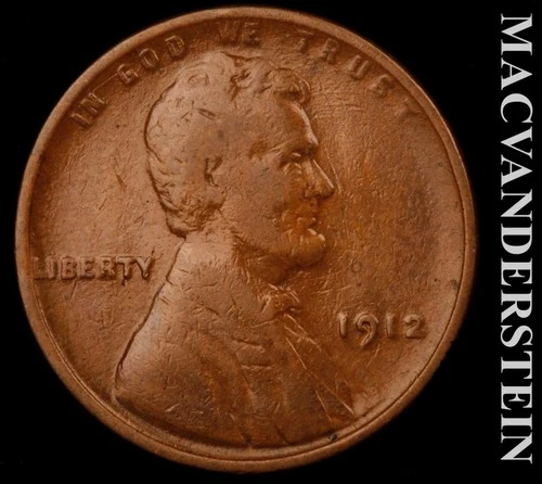 1912 Lincoln Wheat Cent — photo from the most recent tracked eBay sale