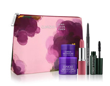 Clinique x Jonathan Cohen 6Pcs Gift Set Smart Eye Cream Mask Eyeliner Lipstick