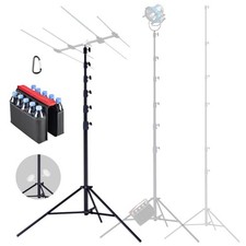 FOMITO 24ft Heavy Duty Light Stand Air Cushioned 22.5kg