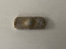 Vintage Very Ornate Aluminum Victorian With Silver Plating Glasses Case