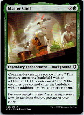 Master Chef C 241 Commander Legends: Battle for Baldur's Gate NM
