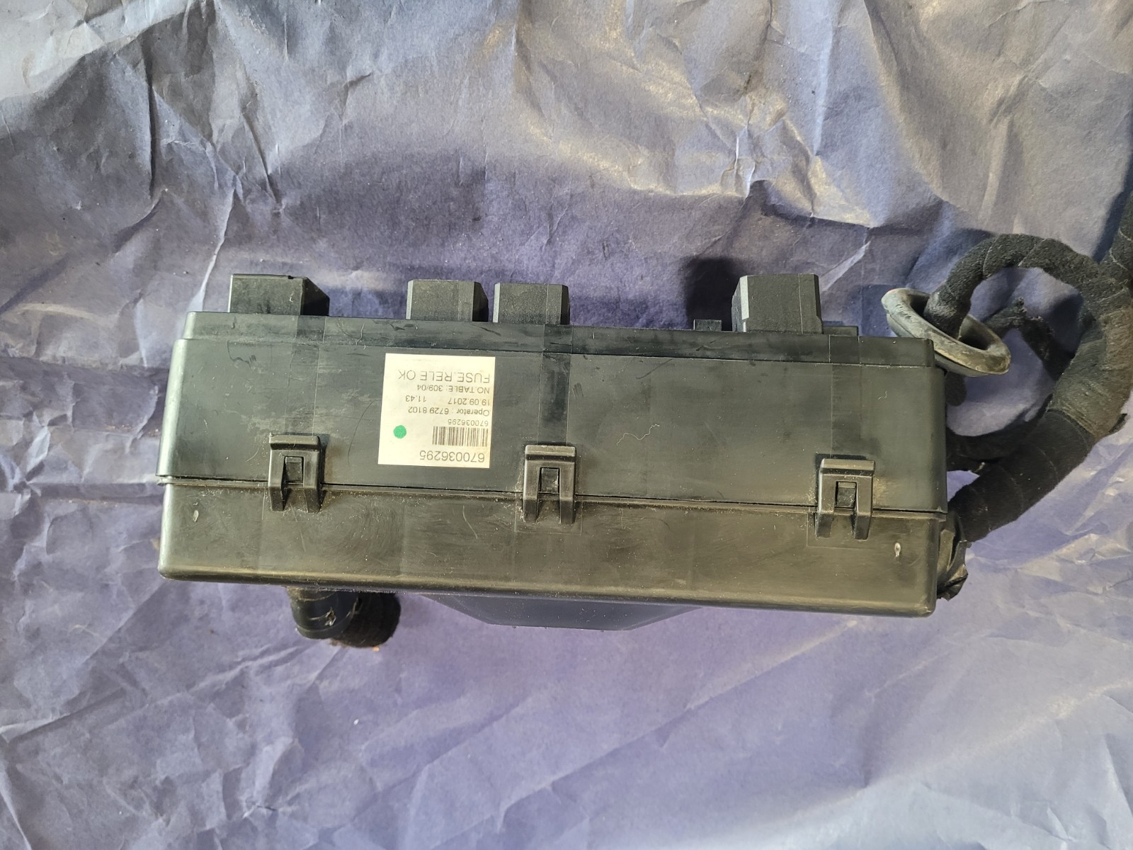 2014-2017 Maserati Ghibli Gransport 3.0L AT Fuse Relay Box 670036295