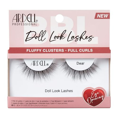  Doll Lashes Dear - Natural Look False Eyelashes for Dramatic Eye Look, 1 Pack 