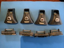 Set of 4 Thule 430 Tracker II Foot Pack & TK1...