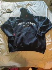 Vintage JNCO Hoodie Mens XL Black Skulls Hooded Sweatshirt Skate Grunge Gothic