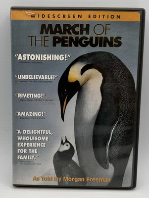 March Of The Penguins DVD Widescreen Edition Told By Morgan Freeman