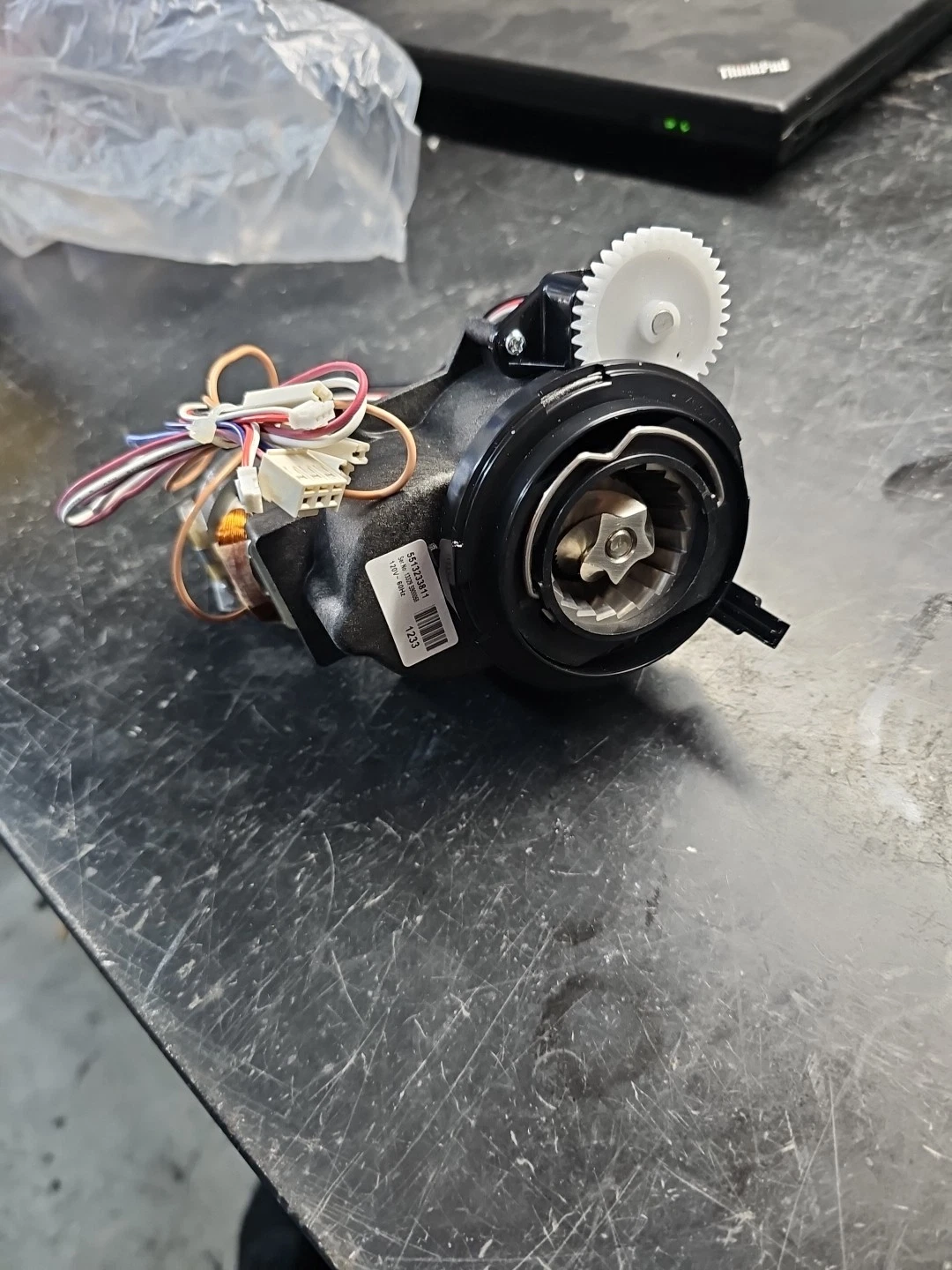 Delonghi Coffee Maker Part # AS00008508 - Grinder Assembly