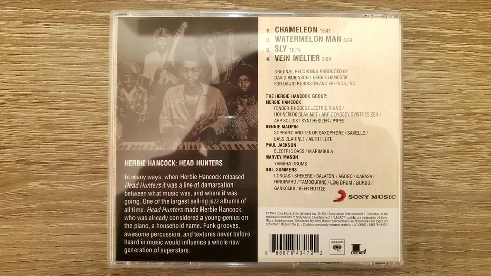 Herbie Hancock - Head Hunters - Audio CD - Columbia - 1973 - Image 3 of 4